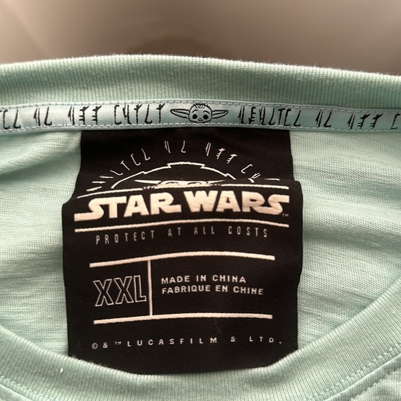 NWT Baby Yoda/Grogu Star Wars Disney Shirt - Picture 2 of 4